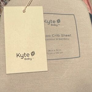 Kyte BABY Storm Gray Crib Sheet